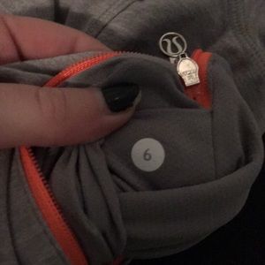 lululemon athletica Jackets & Coats - Lululemon grey & pink zip up jacket sz 6 57588 lululemon athletica Jackets & Coats - Lululemon grey & pink zip up jacket sz 6 57588